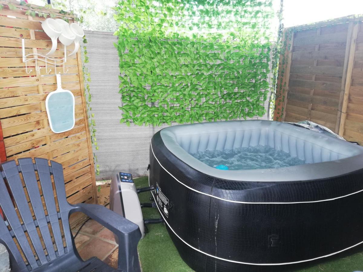 Charmant Chalet Pour 2 Personnes Spa Prive Massillargues-Attuech 外观 照片